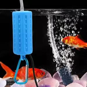 휴대용기포기 낚시 기포 발생기 어항 미니 USB 수생 테라리움 필터 음소거 수족관 산소 공기 펌프 휴대용