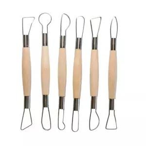 점토 공예 찰흙 스크래퍼 도구 6종 조각스 스크 조소 헤라 용헤라 다용도스 용스