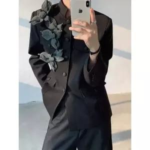 원더우면 남사친 스타와 난초 코트 블레이저 장식 아담입체 차이나 변형 OPH1