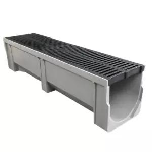 배수로 도랑 배수관 벤치 측구수로관 완성된 멜 와이드 하수구 폭