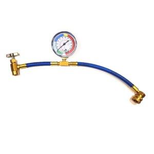 호환 프레온 리필 1/2ACME 1/4SAE 어댑터 자동차 냉매 R134a R12 R22 충전 호스 파이프 3000PSI AC 압력 게