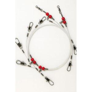 나르시스 더블 드롭 소금물 낚시 장비 u2013 모노 2 후크 하단 장비, 스나이퍼, 배스, 고등어, 메기용 프리 타이 서핑 피어 보트 리더 라인