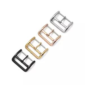 시계줄조절 12mm 14mm 16mm 18mm 20mm 22mm 너비 금속 스틸 스트랩 걸쇠 시계 밴드 버클 핀 5 조각