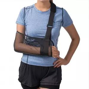 좌우겸용 깁스팔걸이 어깨 암슬링 메쉬 통기성 팔보호대 고정대 지지대