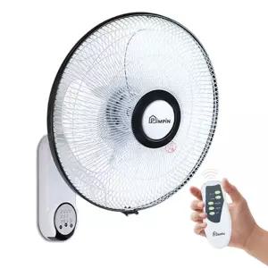 핌핀1699 리모컨 벽걸이 선풍기 16형3엽 4시간타이머 벽부착 업소 사무실 식당 식당용 매장용