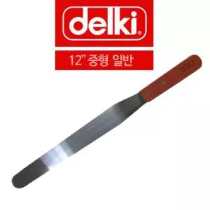 델키 업소용 우든 스페츄라 12 중형 일반 I자형베이킹 제빵주걱 스패출라 스추라 나무손잡이 도구 스페류차