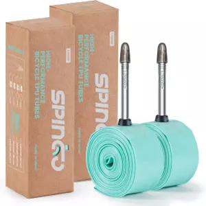 2팩 스핑고 알루미늄 합금 TPU 내부 튜브 700C x 23c-32C 48mm/60mm/80mm 프레스타 밸브 자전거 경량 예비