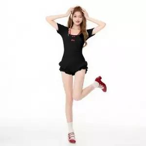 여친 원피스 빅사이즈 긴팔 수영복 원피스수영복 핏예쁜 온천 바캉스 슬림핏 인기1