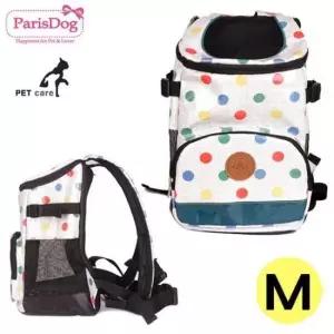 [반려] 미디움 멀티 그레이 도트 앞가방