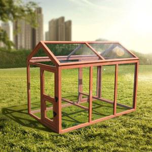 조류 케이지 대형 야외 원목 토끼 새장 사육장 A형 둥지