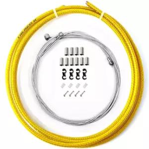 너무 땋은 사이클링 브레이크 하우징 케이블 세트 MTB 로드 바이크 키트 기어 자전거 부품