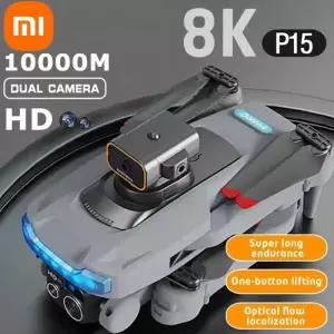 드론액세서리 Xiaomi P15 드론 4K 전문 카메라 8K GPS HD 항공 사진 듀얼 전 방향 장애물 회피