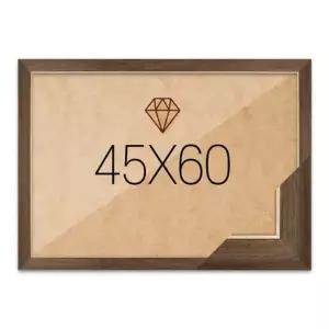 보석십자수액자 45x60 고급형 슬림 엣지월넛 보석십자수 다이아몬드페인팅 다이아몬드페인팅액자