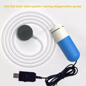 휴대용기포기 낚시 기포 발생기 속도 수족관 산소 공기 펌프 USB 충전 휴대용 압축기 통풍기 음소거 저소음