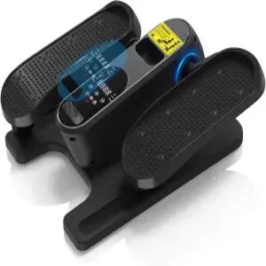 책상 밑 타원형 기계 전동 착좌 페달 운동기 노인용 다리 리모컨이 있는 미니 12 조절 가능한 속도