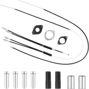 스피너 로터 풀 키트가 장착된 BMX 바이크 자이로 브레이크 케이블 전면 후면 상단 하단 대부분의 시스템