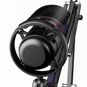 콘덴서 마이크 USB 다이나믹 마이크음소거 버튼 포함 스튜디오 노래 팟캐스트 라이브 방송용 호환 게임용