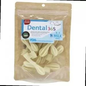 칫솔 모양 강아지 덴탈껌 밀크맛 150g 애견 간식