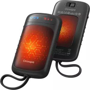 OCOOPA 양면 손난로 충전식 2팩 남성용 스타킹 스터퍼 화이트 엘리펀트 선물 WP 온열 장갑 필수품 사냥