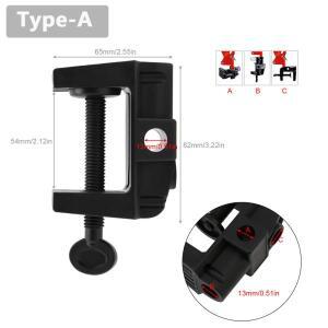 범용 호환 브래킷 클램프 LED 클립 DIY 고정 도구 피팅 나사 라이트 장착 카메라 홀더 방송용 호환 마이크