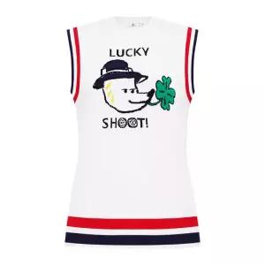 [까스텔바작](본사) 여성 아트웍 라운드 베스트_BGDSSV502WH_