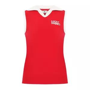 [까스텔바작](본사) 여성 V라인 포인트 빅카라 베스트_BGDSSV501RE_