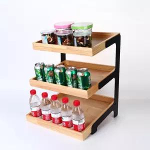 카페진열대 3단 랙 선반 블랙 앵글 전시대 철제 매장 베이커리 진열장 빵선반 매대