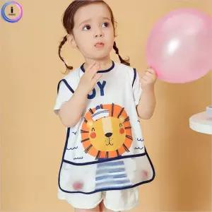 나비 조끼형 턱받이 2 사자식사 형턱받이 아기이유식 침턱받이 받이 아이 우유