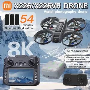 드론액세서리 Xiaomi X226X226VR 미니 드론 4K 전문 헬리콥터 비행기 RC Dron 스크린 Quadcopter