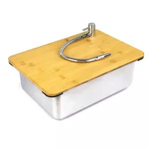 캠핑 개수대 차박 보조 설거지 테이블 주방 싱크대 세면대 경량 캠핑용 패키지 구성