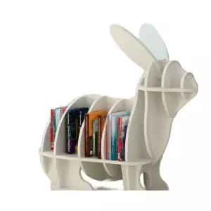 동물모형책장 낮은 책장 선반 침대옆 학교 diy 책꽂이 나무 브라운 인테리어 스피커장