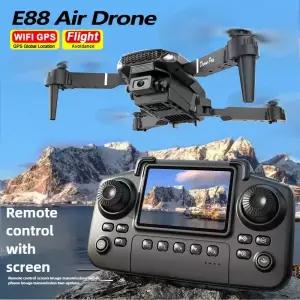 드론액세서리 전문가용 드론 E88 각 SD 카메라 WiFi fpv 고도 접이식 RC 쿼드콥터 헬리콥터