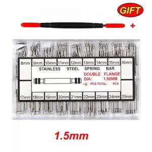 시계줄조절 360개대 스틸 금속 스프링 바 V4 시계 밴드 핀 8mm-25mm 스트랩 벨트 수리