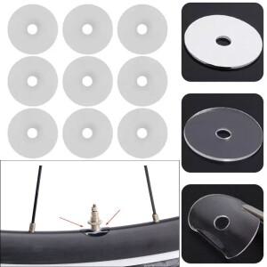 호환 RISK 산악 도로 자전거 프렌치 프레스타 밸브 스티커  림 보호  가스 공기 깍지 접착제 패드  튜브 타