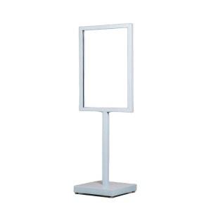 입간판 실외 거치대 스탠드형 물 50x70cm 디자인 배너 홍보물 화이트