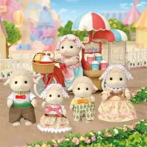 실바니안패밀리 [토이트론] 5653-팡팡 팝콘 자전거 세트 + 5619-양 가족