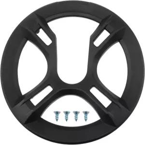 Dsjnf 산악 도로 자전거 체인링 가드 커버 42T 4홀 5pcs 나사 블랙