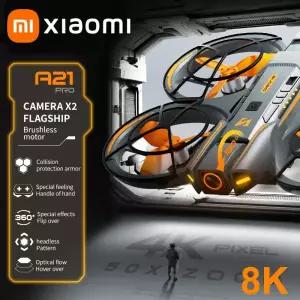 드론액세서리 Xiaomi A21pro 밀폐형 브러시리스 모터 공중 드론 고화질 8k 듀얼 카메라 Fpv 여행 기계
