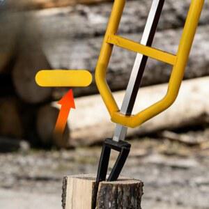 장작패기 나무 쪼개기 망간강 고효율 도구 장작 전용 캠핑 농가용 소형