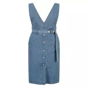[반에이크][반에이크] 벨티드 브이넥 데님원피스_VB44DOU201A