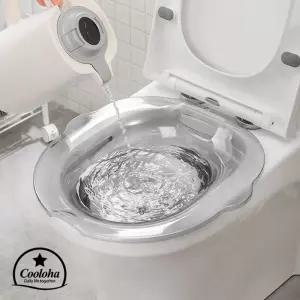 쿨로하 가정용 좌욕기 투명 블루치질 용치질 변기 욕대야 버블 변기욕 용욕기 임산부 깔끔하고편리 따뜻한