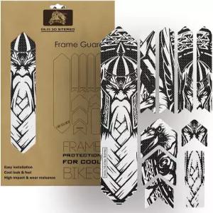 HXBER 자전거 프레임 스티커 산악 스크래치 방지 또는 탈착식 로드 접착 가드 커버