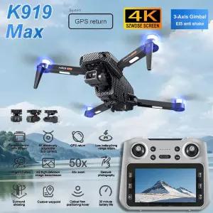 드론액세서리 K919mAX GPS 드론 전문가용 4K 카메라 3축 짐벌 공중 FPV 브러시 장애물 회피 기능 탑재 대형