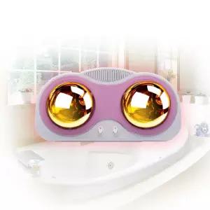 ms 화장실 욕실용 벽걸이 온열기 골드램프 2구 HV-4222온 히터 용온 2구온 온램프