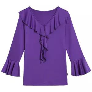 줌바 방송 댄스복 긴팔 공연복 댄스의상 무대의상 댄스티 댄스스포츠