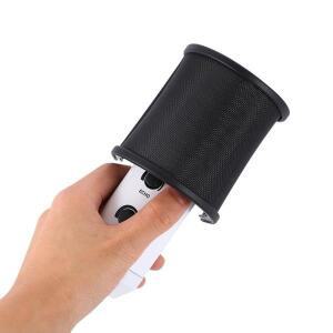 범용 호환 블랙 마이크 팝 필터 콘덴서 PC 스튜디오 녹음 금속 앞유리 스크린 호환 액세서리