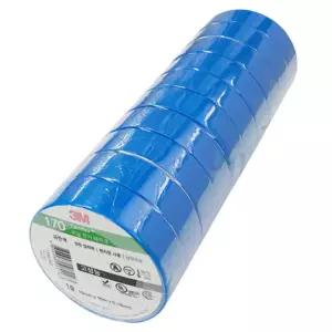 3M 170 고성능 전기테이프 파란색 19mm x 10M 10개입절연 용품 무절연 보수용 보수재 수리 무테이프 컬러