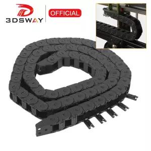 프린트케이블 프린터선 3DSWAY 3D 프린터 부품 브리지 케이블 체인 10x11mm 와이어 전송 캐리어 인쇄용 드