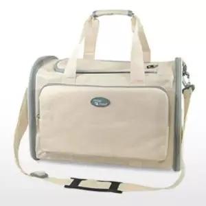 [반려] 1P 베이지 강아지 이동장 이동가방 숄더백 접이식