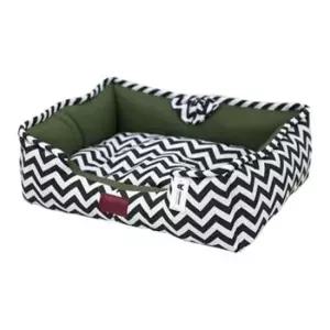 [반려] 쿠션 블랙 사각 분리형 대형 방석 1P 강아지 침대